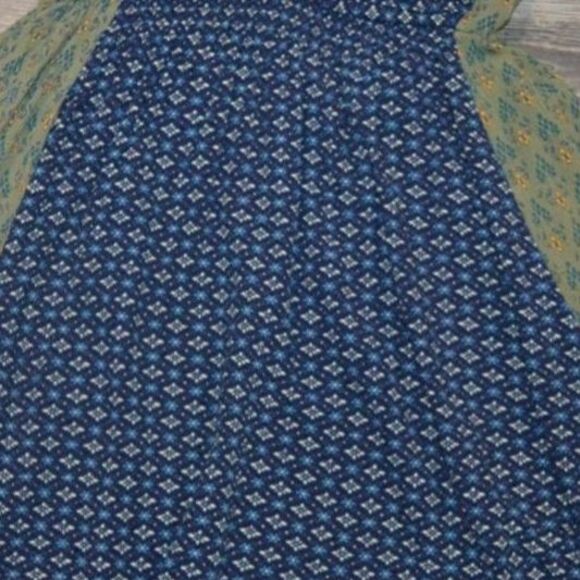 Free People Across The Sea Strapless Tunic - Indigo Sleeveless Boho Small - Picture 14 of 15